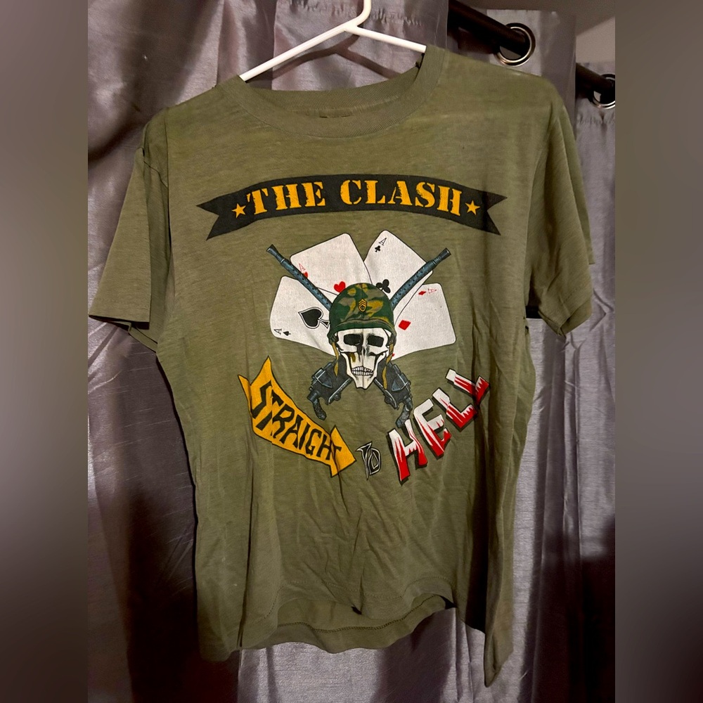 Vintage The Clash Out of Control Tour Shirt